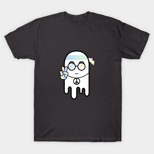 Hippy Ghost T-Shirt by ontenno